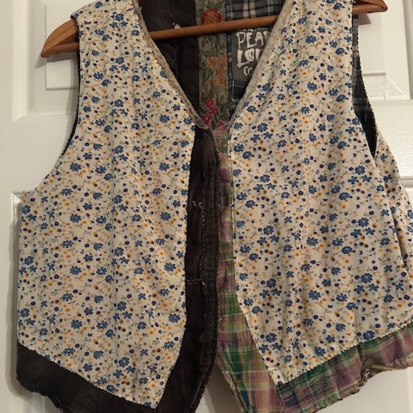NWT- Magnolia Pearl Patchwork Andriy Vest - Picture 6 of 12